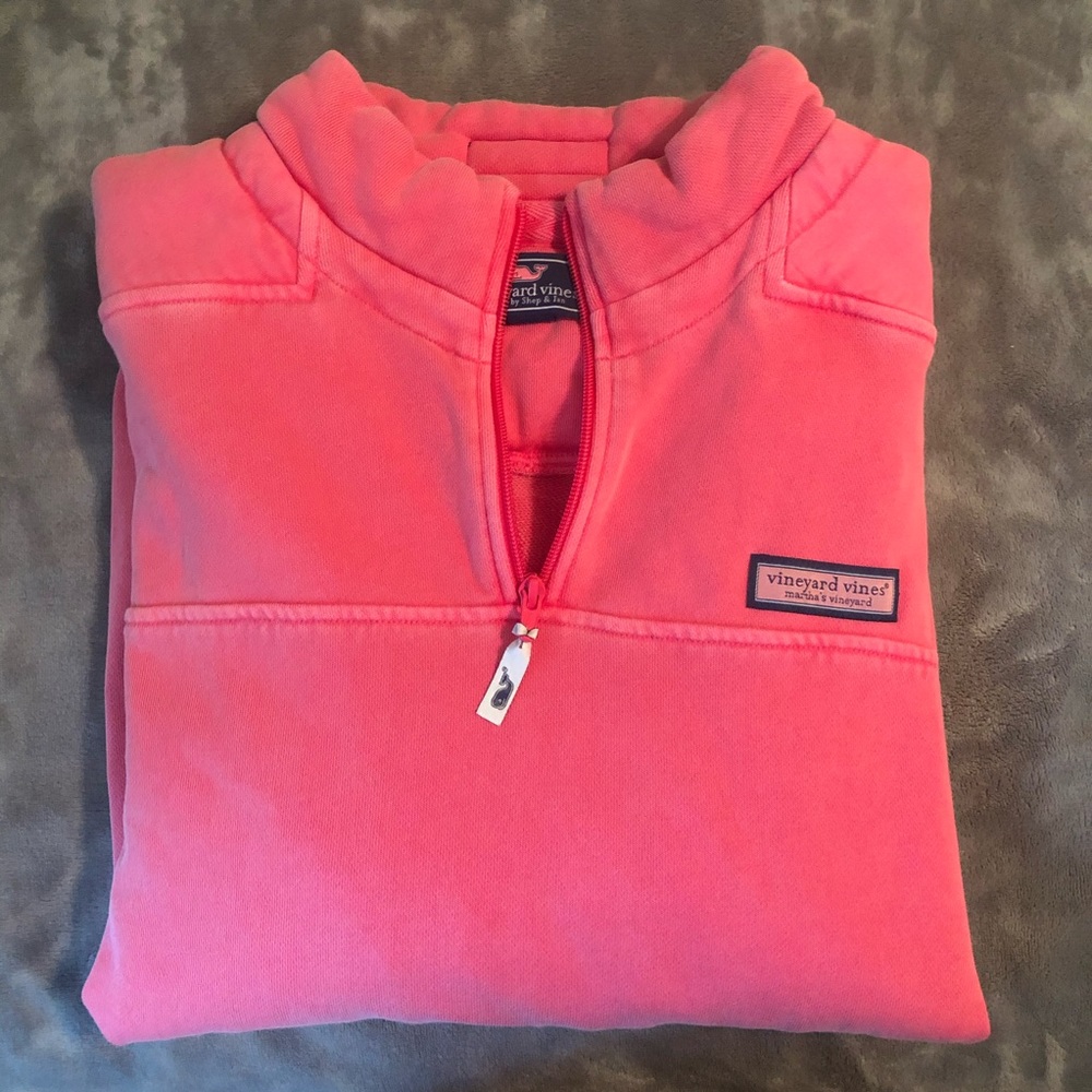 Vineyard Vines Salmon Quarter Zip